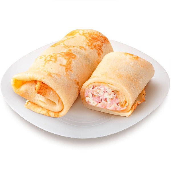 Блинчики с ветчиной и сыром