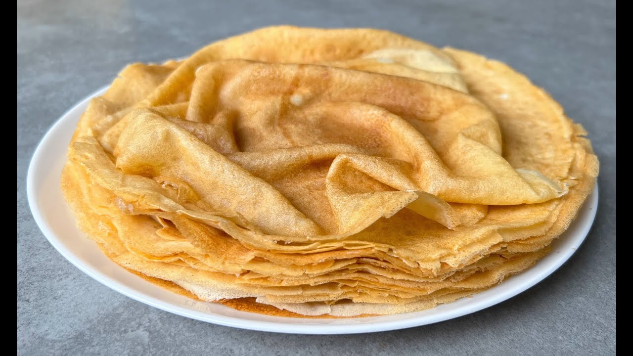 Блинчики классические, тонкие