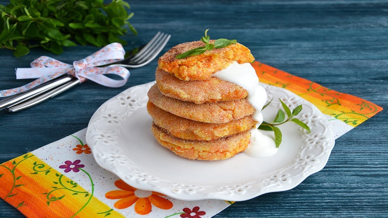 Сырники с морковью